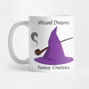 Wizard Dreams Fantasy Creations Wizard Hat Logo Mug